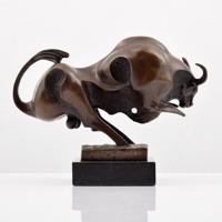 Bronze Bull Sculpture - Sold for $1,062 on 05-15-2021 (Lot 204).jpg